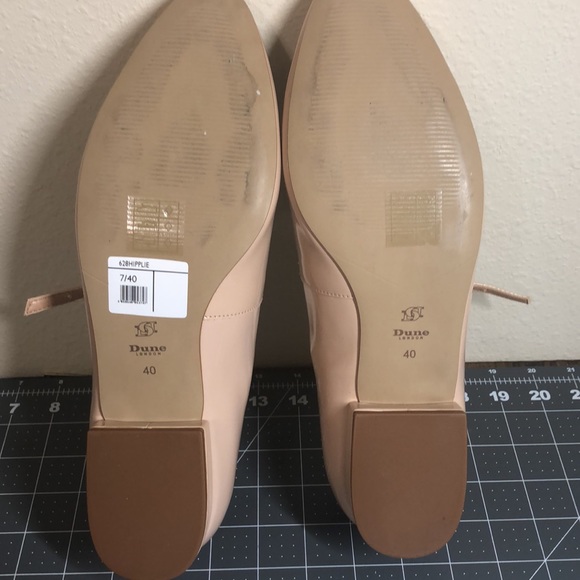 Dune London “Hipplie” Mary Jane size 40 (US9) Nude - Picture 2 of 10